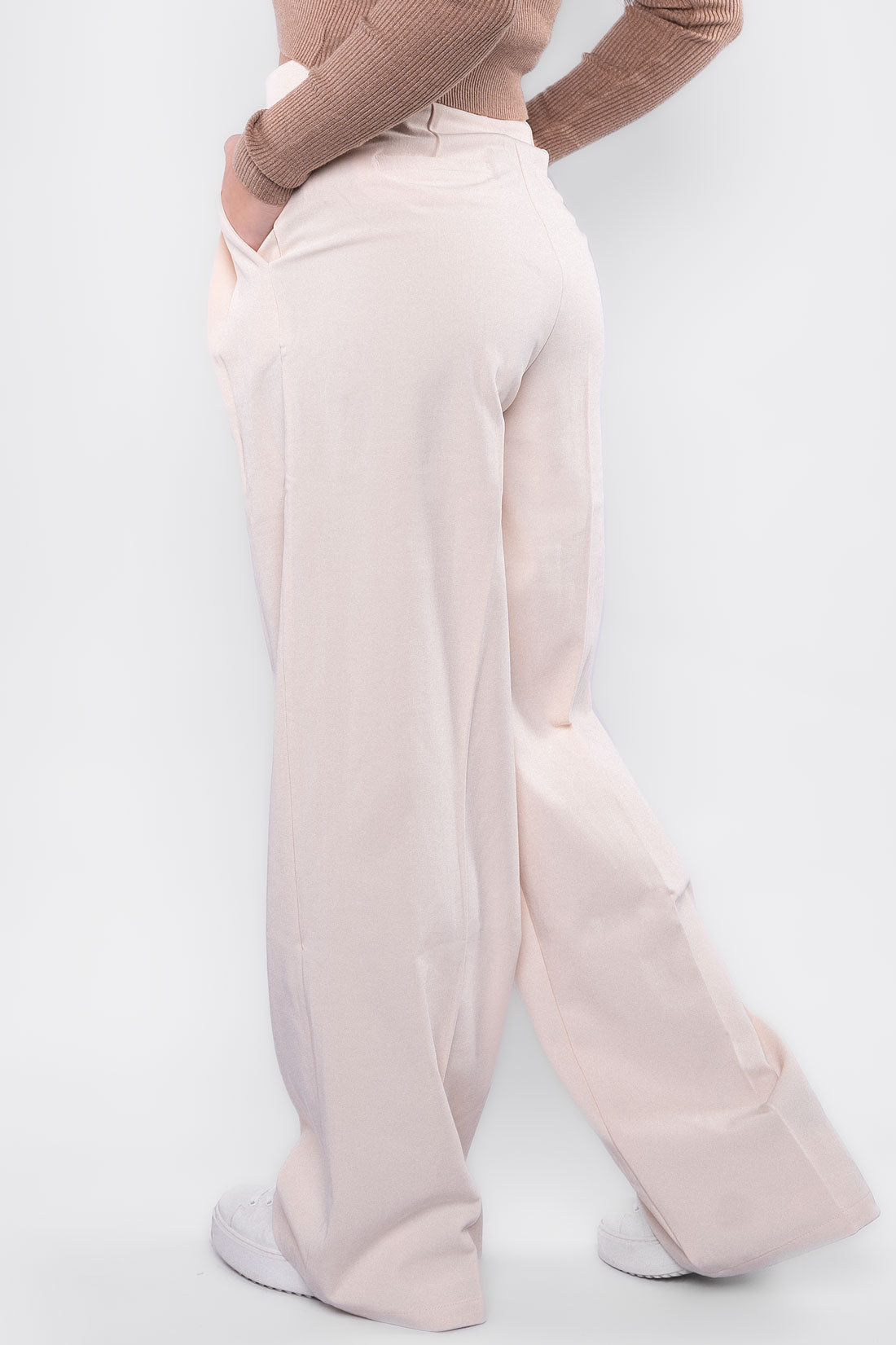 Pantalón casual de pierna ancha
