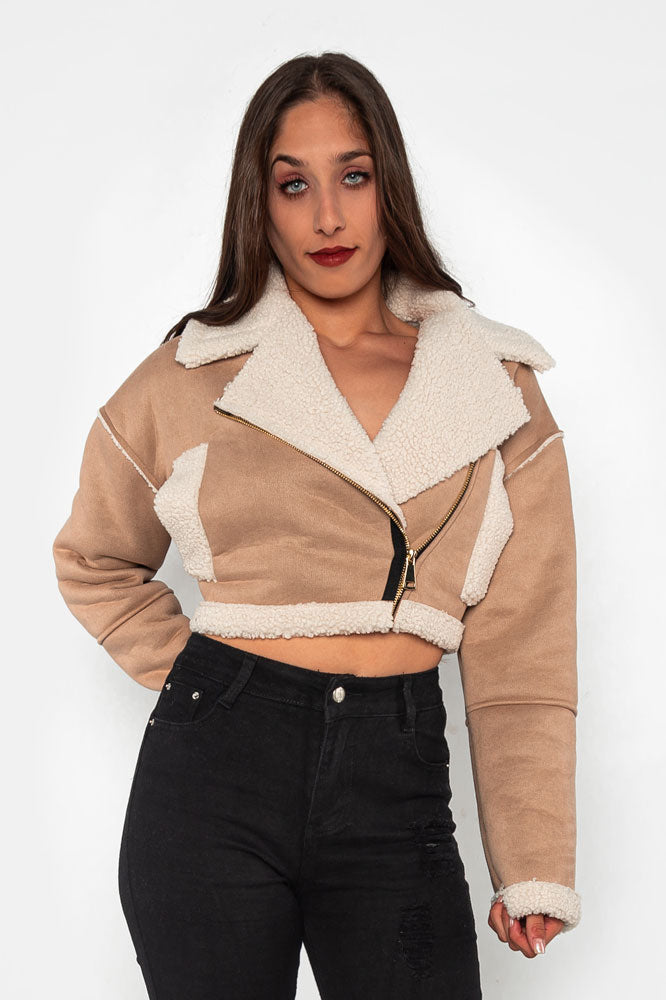 Chaqueta , cazadora corta borrego