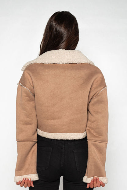 Chaqueta , cazadora corta borrego
