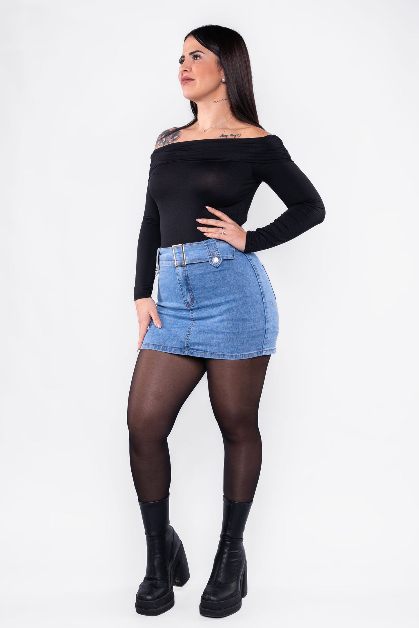 Falda pantalón vaquera