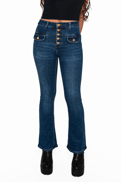Pantalón vaquero botones