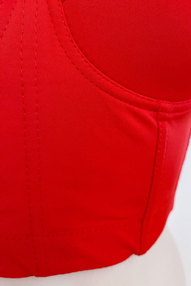 Top corsé para mujer, corsé ajustado, con tirantes regulables