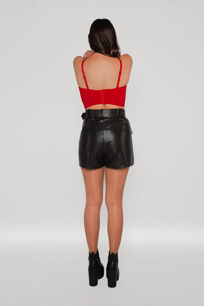 Top corsé para mujer, corsé ajustado, con tirantes regulables
