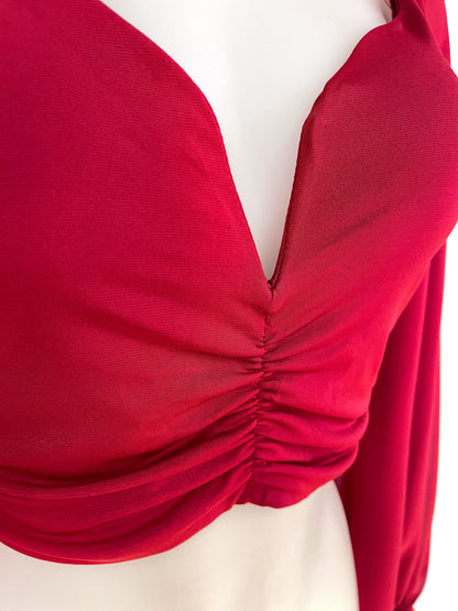 Blusa Licra manga Gasa