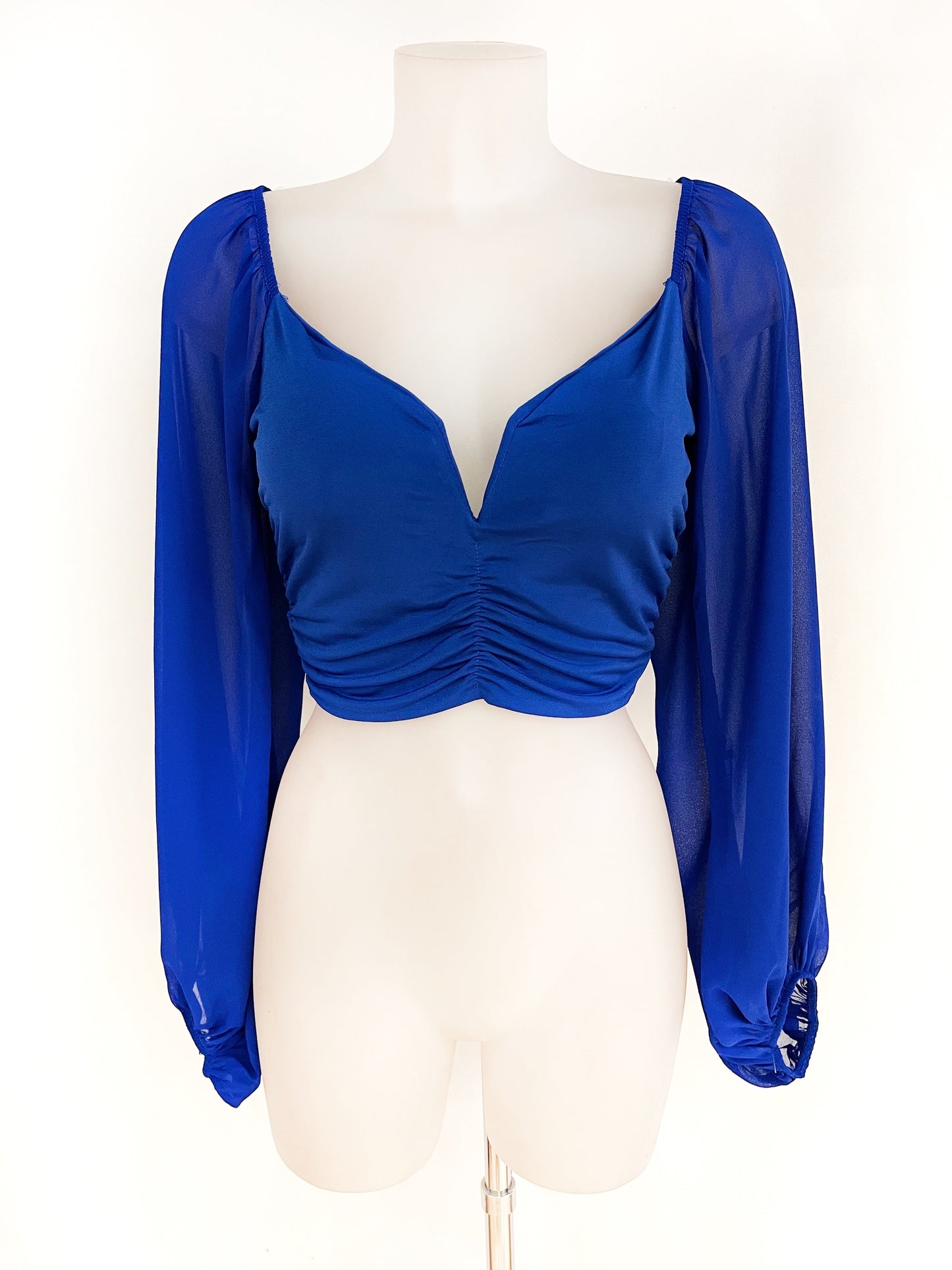 Blusa Licra manga Gasa